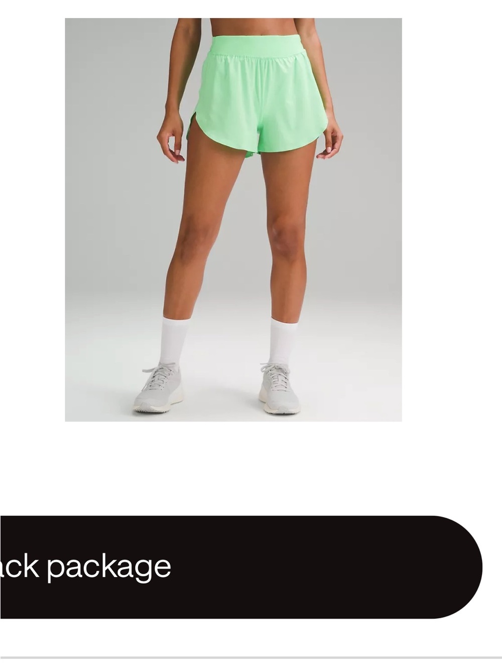 Lululemon Fast & Free Neon Women's Shorts. Size 6.